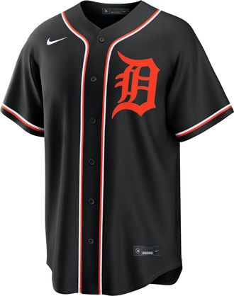 Nike Riley Greene Detroit Tigers Nike Mens MLB Replica Fashion Jersey in Black | RP260HMCDG9-LVE