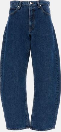 Frame Denim Blue Bubble-high Jeans