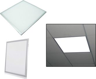 Trade Shop Trade Shop Traesio - Trade Shop - Panel De Luz Led L&aacute;mpara 60x60 Cm 36w L&aacute;mpara De Techo Empotrable Luz Natural