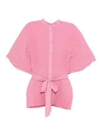 Twinset Pleated Shirt With Tie Fastening