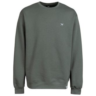 Iriedaily Mini Flag 2 Crew Pullover f&uuml;r Herren | grau/oliv