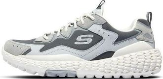 Skechers Monster Marathon Running Sneakers White Grey 894280-GRY