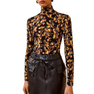 Ulla Johnson Aurelia Turtleneck Top In Solaris
