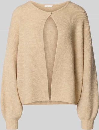 OPUS Cardigan mit Knopfverschluss Modell Deriana in Hellbraun, Gr&ouml;&szlig;e 36