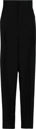 Ferragamo Womens Wide-Leg Trousers In Black