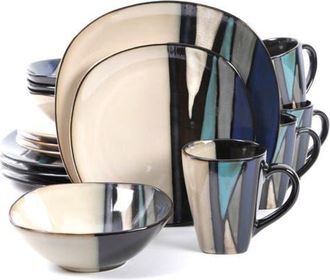 Gibson Home Althea 16-Piece Dinnerware Set in Beige at Nordstrom