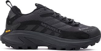 Merrell Mens Moab Speed 2 Gtx Trainers - Black Textile - Size UK 12