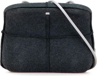 Chanel Borsa a tracolla rigida Millennium in feltro 1997-1999 - Grigio