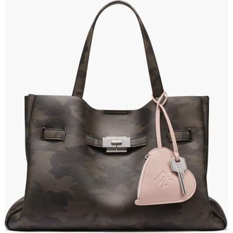 DKNY Bryar Large Satchel with Heart Dangle in Camouflage at Nordstrom