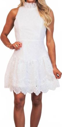DO+BE Collection Romantic Occasion Lace Dress In White