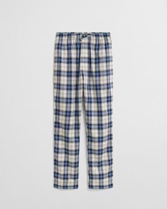 GANT Men Checked Pajama Pants (M) BLUE WATER