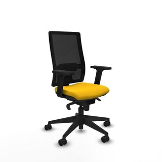 Piqueras y Crespo Piqueras Y Crespo Horna Silla De Oficina Amarilla Ajustable