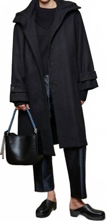 WE-AR4 Womens The Perry Coat In Black