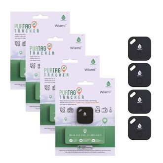 Pursonic 4 Purtag Trackers - Ultimate Solution for Keeping Tabs on Your Belongings in Black at Nordstrom