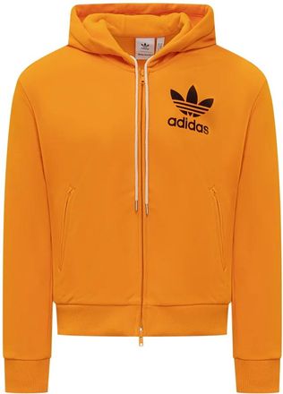 adidas Wales Bonner Track Hoodie - Heren - Vesten met rits - Oranje - S - Katoen - Hoodies & sweatvesten