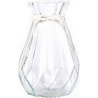 OEM Jarrones, Jarr&oacute;n Decorativo De Cristal Transparente, Decoraci&oacute;n Floral Para El Hogar Y La Sala De Estar, Decoraci&oacute;n De Mesa Sencilla