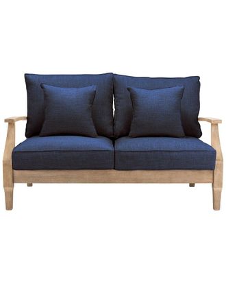 Safavieh Couture Martinique Wood Patio Loveseat
