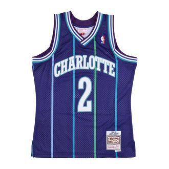Mitchell & Ness Sportswear, male, Blue, Size: XL Larry Johnson Basketball Tank Top