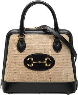 Gucci Pre-owned Horsebit 1955 Satchel - - Pre-owned - Donna - Beige - ONE SIZE