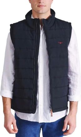 R.M. Williams Mens Patterson Creek Vest Gilet Navy (UK, Alpha, XL, Regular, Regular, Navy)