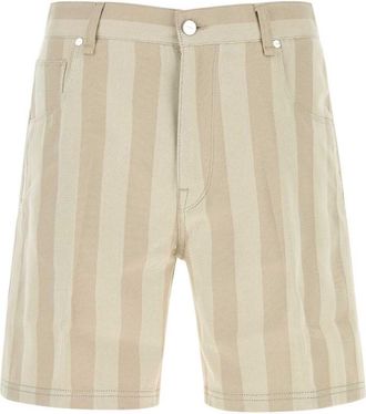 Fendi Beige Stripes Shorts