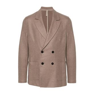 Harris Wharf London Blazers, male, Brown, Size: M Jacket