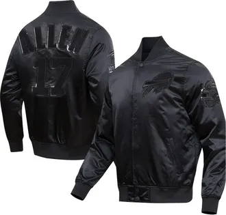 Pro Standard Mens Pro Standard Josh Allen Black Buffalo Bills Player Full-Snap Jacket at Nordstrom, Size Xx-Large