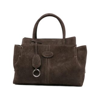 Tod's Handbag - Dames - Handtassen - Bruin - ONE Size - Su&egrave;de - Tassen
