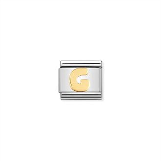 Nomination Unisex Letters Links Bracelet In G