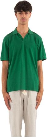MC2 Saint Barth Stijlvolle Piquet Polo Shirt - Heren - Polos - Groen - XL - Tops