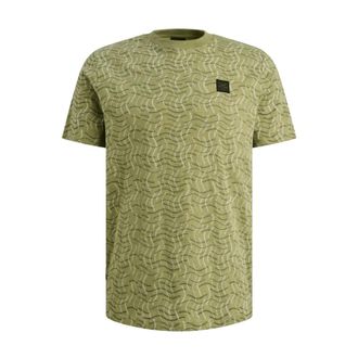 PME Legend Castle Wall T-shirt - Heren - Tops - Groen - Maat: M Katoen
