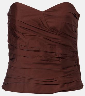 Adriana Degreas Strapless cotton top
