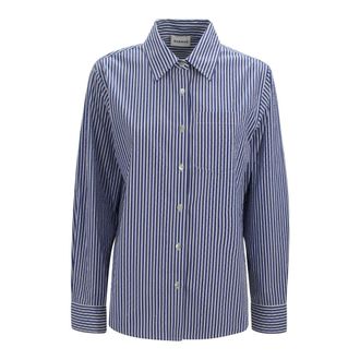 P.A.R.O.S.H. Shirts, female, Multicolor, Size: S Striped Shirt With Rhinestones