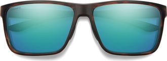 Smith Riptide 61mm ChromaPop Polarized Sport Square Sunglasses in Tortoise /Chromapop Opal at Nordstrom