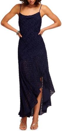 Ramy Brook Lorena Clip Dot Dress in Spring Navy Clip at Nordstrom Rack, Size 8