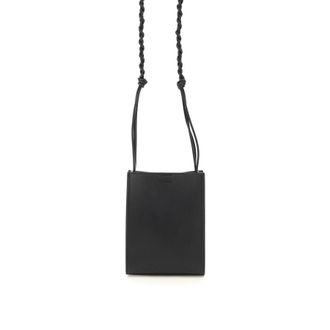 Jil Sander Tangle Crossbody Bag In Black Leather