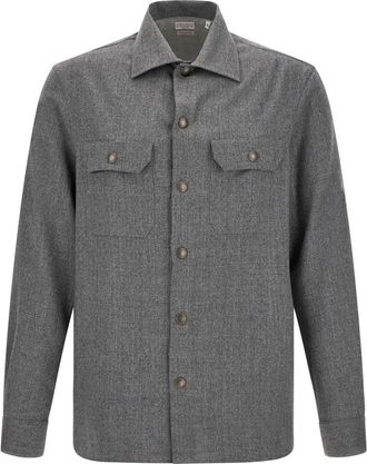 Brunello Cucinelli Grey Regular Overshirt