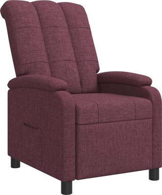 vidaXL Recliner Morado Tela Vidaxl