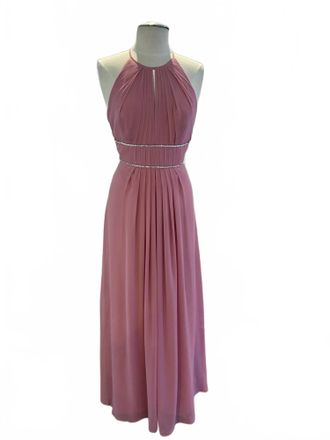 Jenny Packham Halter Neckline Dress In Carnation Pink