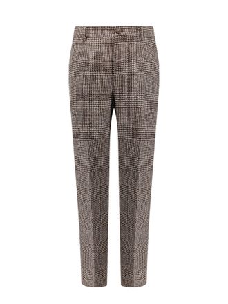 Golden Goose Relax Staright Prince Of Wales Trouser