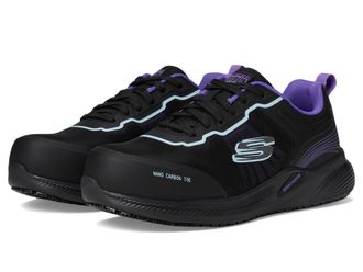 Skechers Womens Carbix-Niyla Comp Toe Industrial Shoe, purple, 6.5 UK