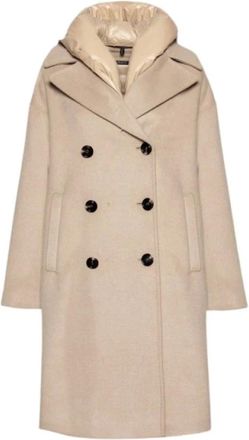 Gimos Abrigo de lana de doble faz con capucha extra&iacute;ble - Coats - Mujer - Marr&oacute;n - S