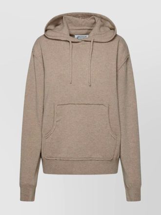 Maison Margiela cashmere blend sweater with hood and pocket