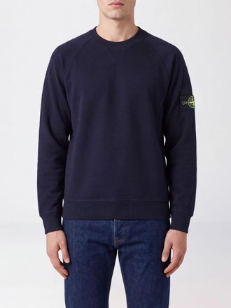 Stone Island Maglia girocollo in misto lana con logo Compass