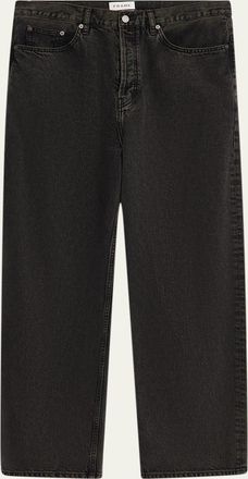 Frame Denim Mens Baggy Black Denim Jeans