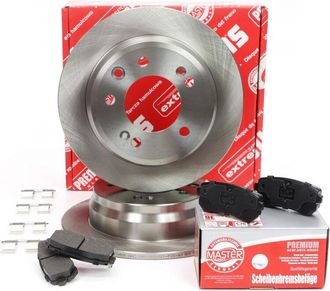 OEM Juego De Discos Y Pastillas De Freno Trasero Hyundai, Kia