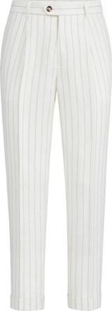 Brunello Cucinelli Twill trousers in Panama at Nordstrom, Size 56 It