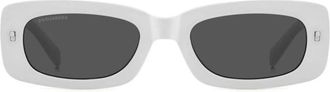 Dsquared2 Sunglasses Icon 0020/S Vk6 White/Gray Gradient Unisex
