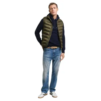 GANT Heren donzen lichtgewicht gilet (Groen)