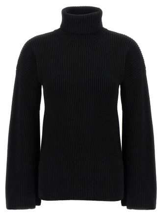 Toteme Black Wool Womens Cardigan